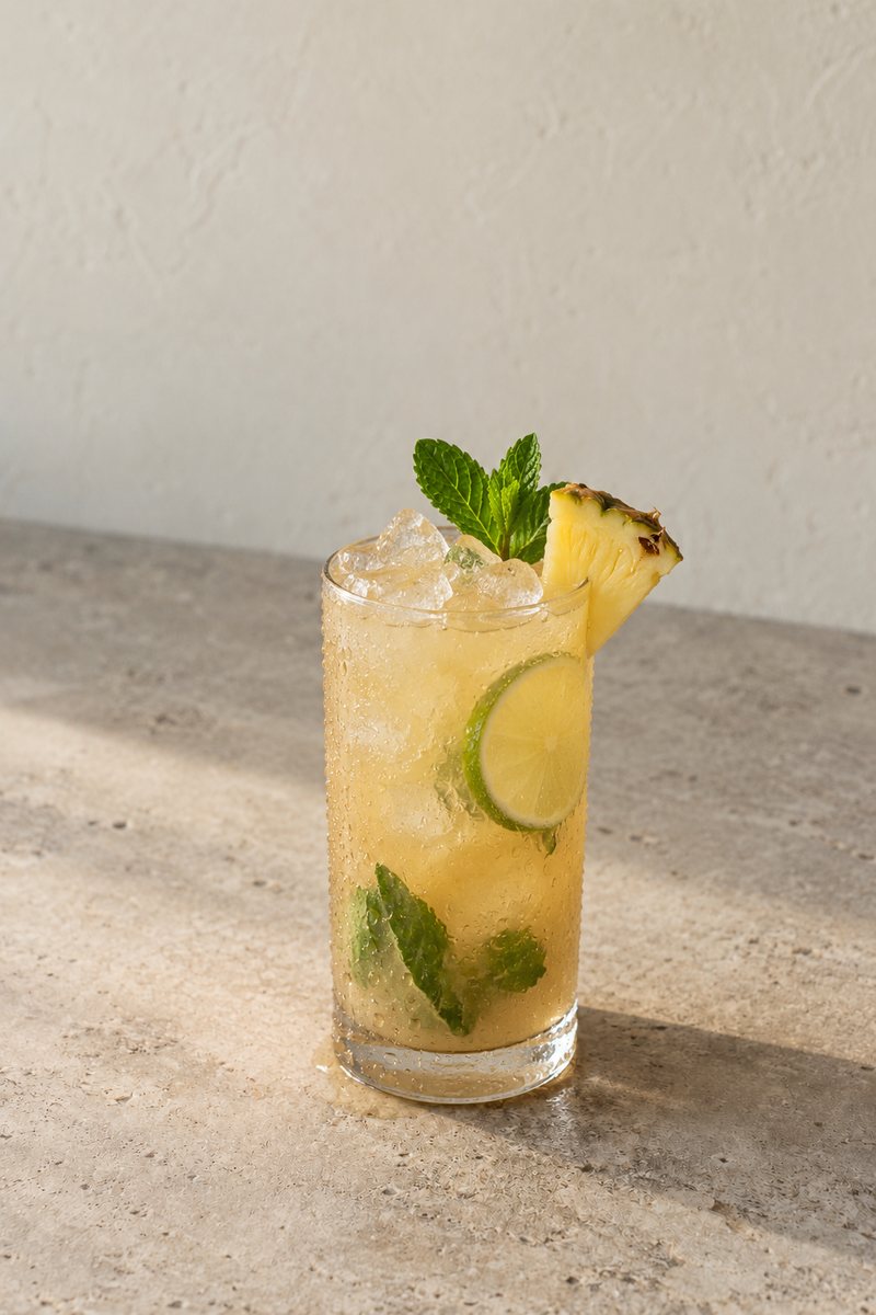 Golden Eclipse Fizz, a Kava Moon recipe
